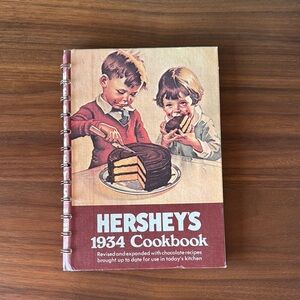 1934 Cookbook - Brown Cover